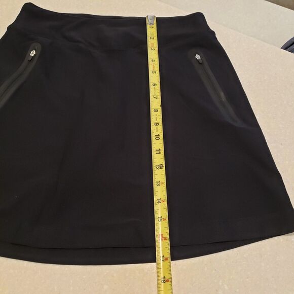 Nike DriFit Black Tour Performance Golf Skort Mini Skirt Pockets Womens Small - Picture 7 of 7